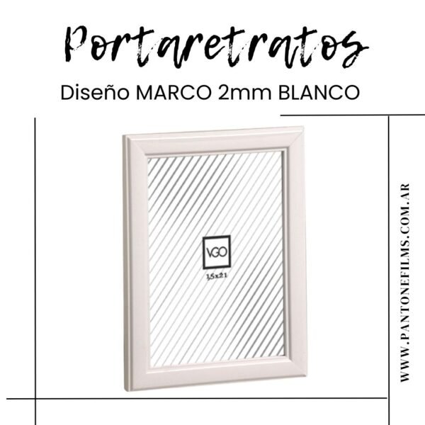 Portaretrato Cuadro Marco Ancho - Imagen 3
