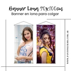 Banner lona 90x100