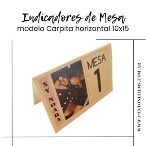 Indicadores de Mesa Carpita