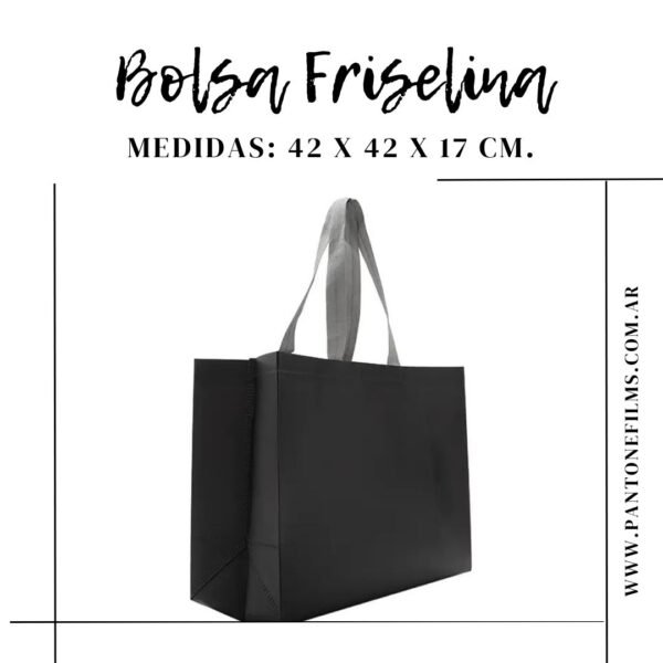 Bolsa Friselina con tu logo - Imagen 3