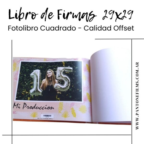 Libro de Firmas 29x29 Offset - Imagen 5