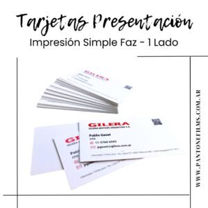 Tarjetas Simple Faz