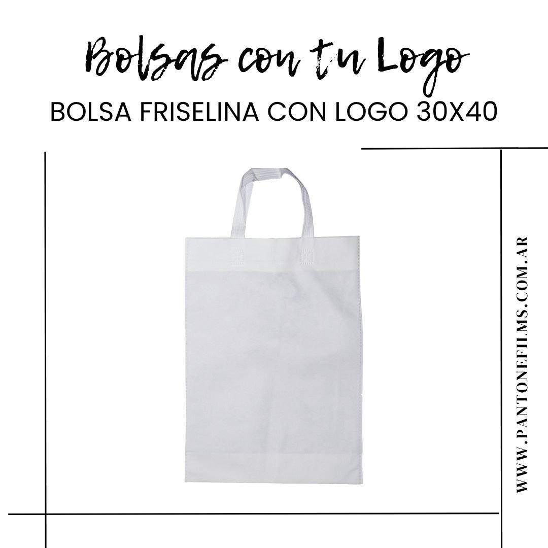 100 Bolsas 30×40 con tu Logo