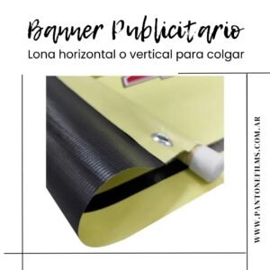 Publicidad Horizontal Baner 190x90 c/ojales