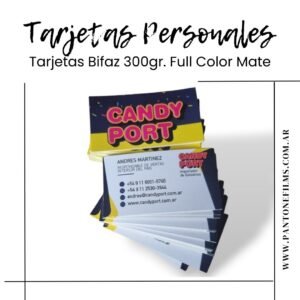 Tarjetas Personales (Bifaz)