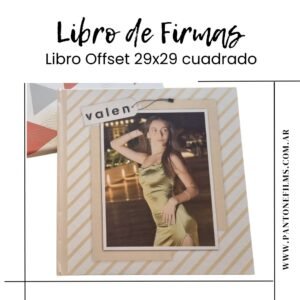 Libro de Firmas Grande (Cuadrado)